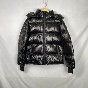 Rudsak Men's Daniel Glossy Down Puffer Black